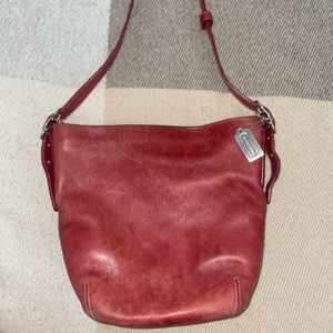Coach Legacy Leather Soho Hobo bag Red Leather